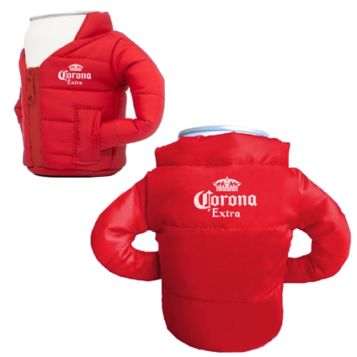 Puffer Jacket Can Cooler